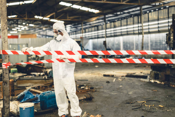 Professional Crime Scene Cleanup technician working in Petersburg, VA